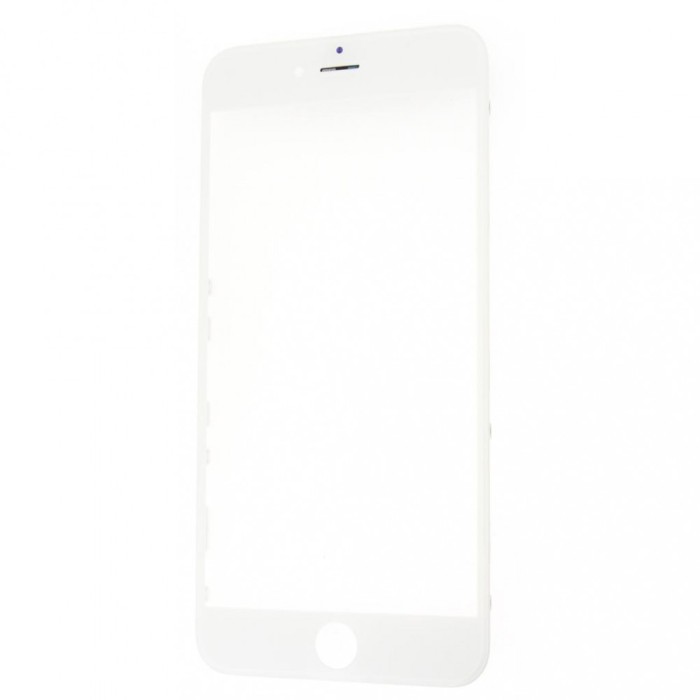 Geam Sticla iPhone 6 Plus, Complet, Alb
