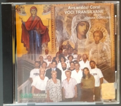 CD-R ORIGINAL: ANSAMBLUL CORAL VOCI TRANSILVANE / DIRIJOR ADRIAN COROJAN (CORUL MIXT FEROVIARIA/CORUL BARBATESC EUFONIA) [REPERTORIU RELIGIOS/FOLCLOR] foto