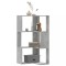 Gossi biblioteca 3 niveluri gri beton 50x50x102 cm lemn prelucrat