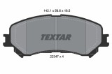 TEXTAR 2234701 Q+ set placute frana,frana disc