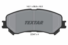 TEXTAR 2234701 Q+ set placute frana,frana disc