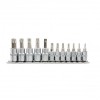 Set 12 biti Torx canelate Yato YT-04332 Cr-V T8-T55, 1/4&quot; 3/8&quot;, profesional