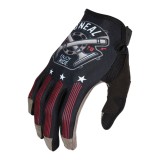 Manusi Ciclism O&#039;Neal Mayhem Piston V.23 - L/9, Negru-Alb-Rosu Ultimate FactoryBikes