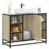 VidaXL Dulap chiuveta de baie, stejar sonoma, 80x33x60cm lemn compozit