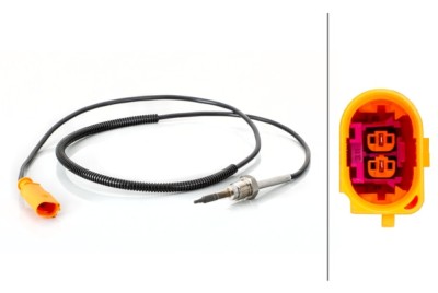 HELLA 6PT 014 494-801 Senzor, temperatura gaze evacuare foto