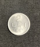 Moneda 2 lei 1951 RPR