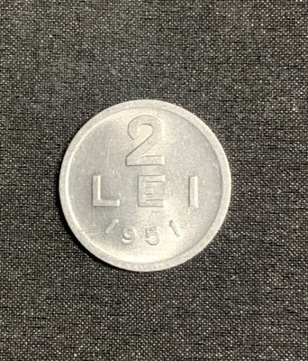 Moneda 2 lei 1951 RPR foto