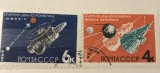 (A) Timbre straine serii tematica Sateliti cosmos CCCP
