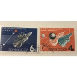 (A) Timbre straine serii tematica Sateliti cosmos CCCP