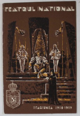 TEATRUL NATIONAL BUCURESTI , CAIET - PROGRAM , STAGIUNEA 1938 -1939 foto