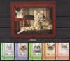Moldova, Transnistria 2013, Fauna, Pisici, MNH, Nestampilat