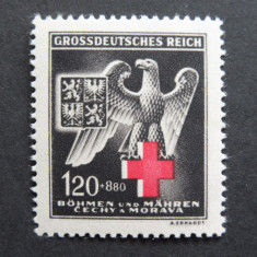 Germania 1943 - Boemia si Moravia Protectorat German - Crucea Rosie (T111)