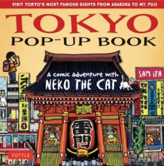 Tokyo Pop-Up Book: A Comic Adventure with Neko the Cat - A Manga Tour of Tokyo&amp;#039;s Most Famous Sights - From Asakusa to Mt. Fuji, Hardcover/Sam Ita foto