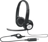 CASTI Logitech, &quot;H390&quot;, cu fir, standard, utilizare multimedia, call center, microfon pe brat, conectare prin USB 2.0, negru, &quot;981-000406&quot;, (timbru ve