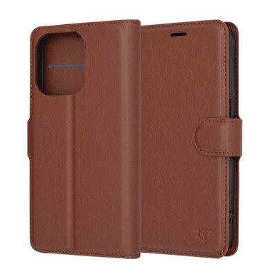 Husa pentru iPhone 15 Pro - Techsuit Leather Folio - Brown foto
