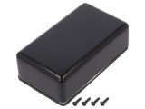 Carcasă universală ABS neagră IP55 70mm x 120mm x 40mm