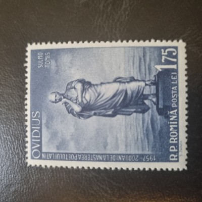 Romania MNH 1957 - 2000 de ani de la nasterea lui Ovidiu - LP 440 foto