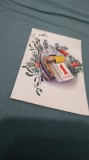CARTE POSTALA FELICITARE CIRCULATA 1 MARTIE