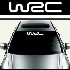 Sticker parasolar auto WRC (126 x 16cm)