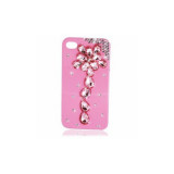 Husa Capac Diamond Apple Iphone 5 Roz, Plastic, Carcasa