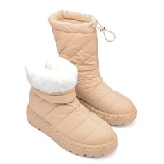 Cizme de dama, Impermeabile cu interior imblanit, PS177, Camel 40 EU foto