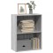 Gossi biblioteca, gri sonoma, 60x30x77 cm, lemn prelucrat