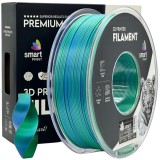 Filament PLA Silk Tri Color Oceans Embrace 1kg, 1.75mm, Finisaj Silk, Plastic