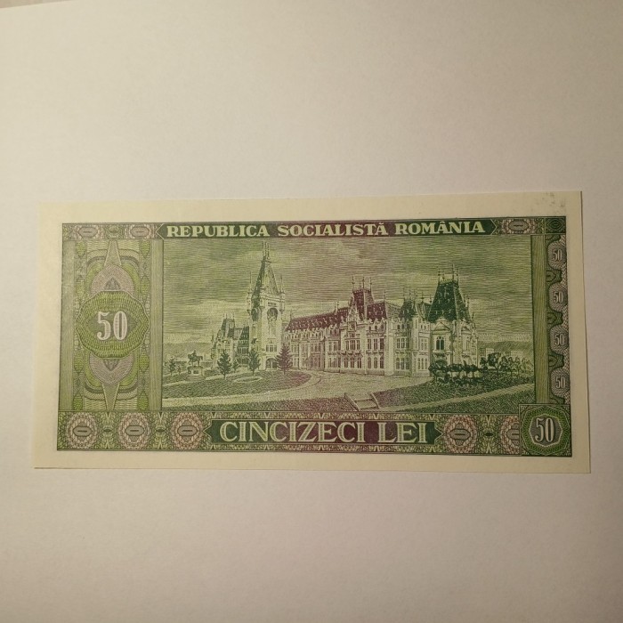 Di 10 Bancnota 50 lei 1966 necirculata