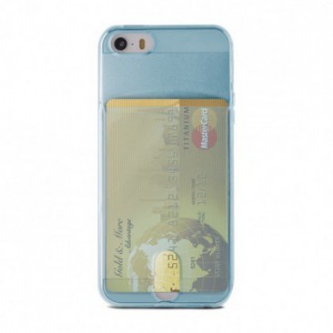 HUSA SILICON SLIM CARD SAM GALAXY J5 J500 ALBASTRU foto