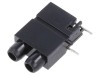 Conector de Testare Izolat Negru 2mm 2 Orificii
