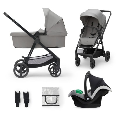 CARUCIOR KINDERKRAFT NEWLY, 3 IN 1, LIGHT GREY foto