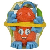 Set Plaja Copii Androni Giocattoli Zambaretul Portocaliu 11 Accesorii: Grebla, Stropitoare, Forme, +3 Ani