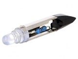 Lampă LED albastră 24V T6,8