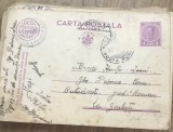 CPA01 Interbelic circulatie Militara - Roman Giulesti