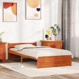 Cumpara ieftin Cadru de pat Maro ceruit 90 x 200 cm Lemn masiv de pin
