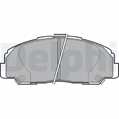 DELPHI LP944 set placute frana,frana disc foto