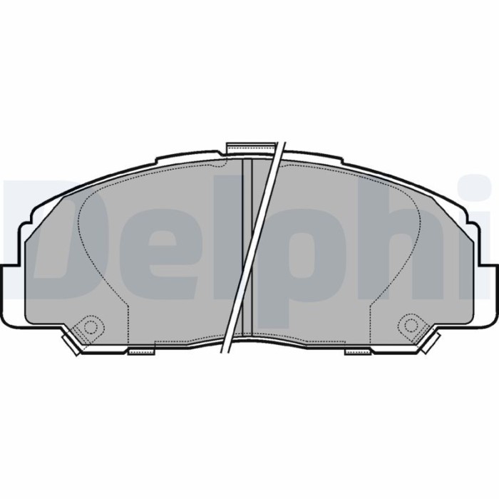 DELPHI LP944 set placute frana,frana disc
