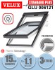 Fereastra Mansarda VELUX GLU 006121, Electrica, Poliuretan, 3 Sticle, Thermotechnology, Senzor Ploaie, Izolare Fonica