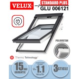 Fereastra mansarda Velux GLU 006121 electrica, poliuretan, 3 sticle