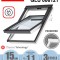 Fereastra mansarda Velux GLU 006121 electrica, poliuretan, 3 sticle