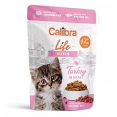 Calibra Cat Life Kitten Curcan in sos 85 g foto