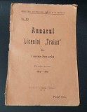 Anuarul Liceului &bdquo; Traian&rdquo; din Turnu-Severin, anul scolar 1915-1916
