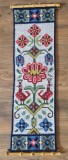 PERETAR DECORATIV VINTAGE LUCRAT ȘI CUSUT MANUAL CU L&Acirc;NĂ