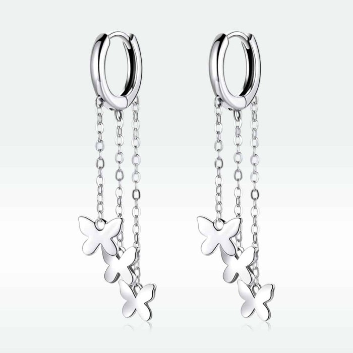 Cercei Din Argint - TASSEL BUTTERFLY cod ARG62A