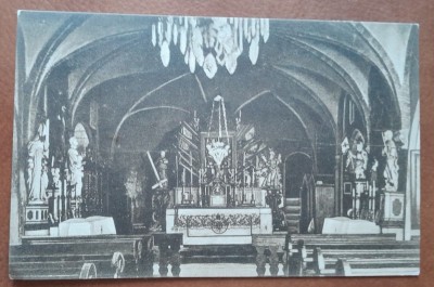 Carte postala, Fagaras, Capela Castelului din al XIV-lea veac, 1925 foto