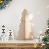 VidaXL Brad de Crăciun decorativ, 69,5 cm, lemn de pin masiv