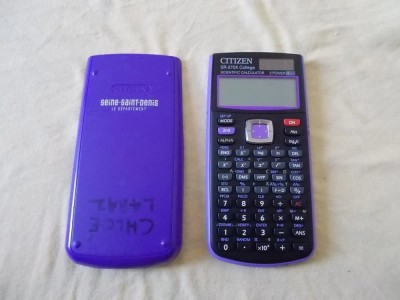 CALCULATOR CITIZEN SR-270X COLLEGE SCIENTIFIC ,FUNCTIONEAZA . foto