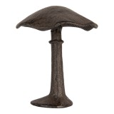 Ciupercuta decorativa metal maro 12x11x14 cm
