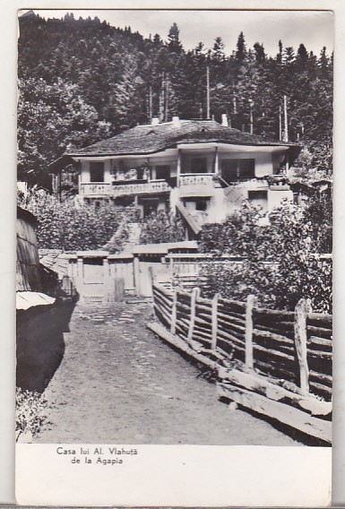 bnk cp Agapia - Casa lui Al Vlahuta - circulata