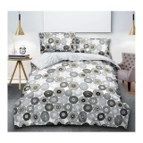 Cumpara ieftin Lenjerie de Pat 4 Piese - Bumbac Satinat - DNA97